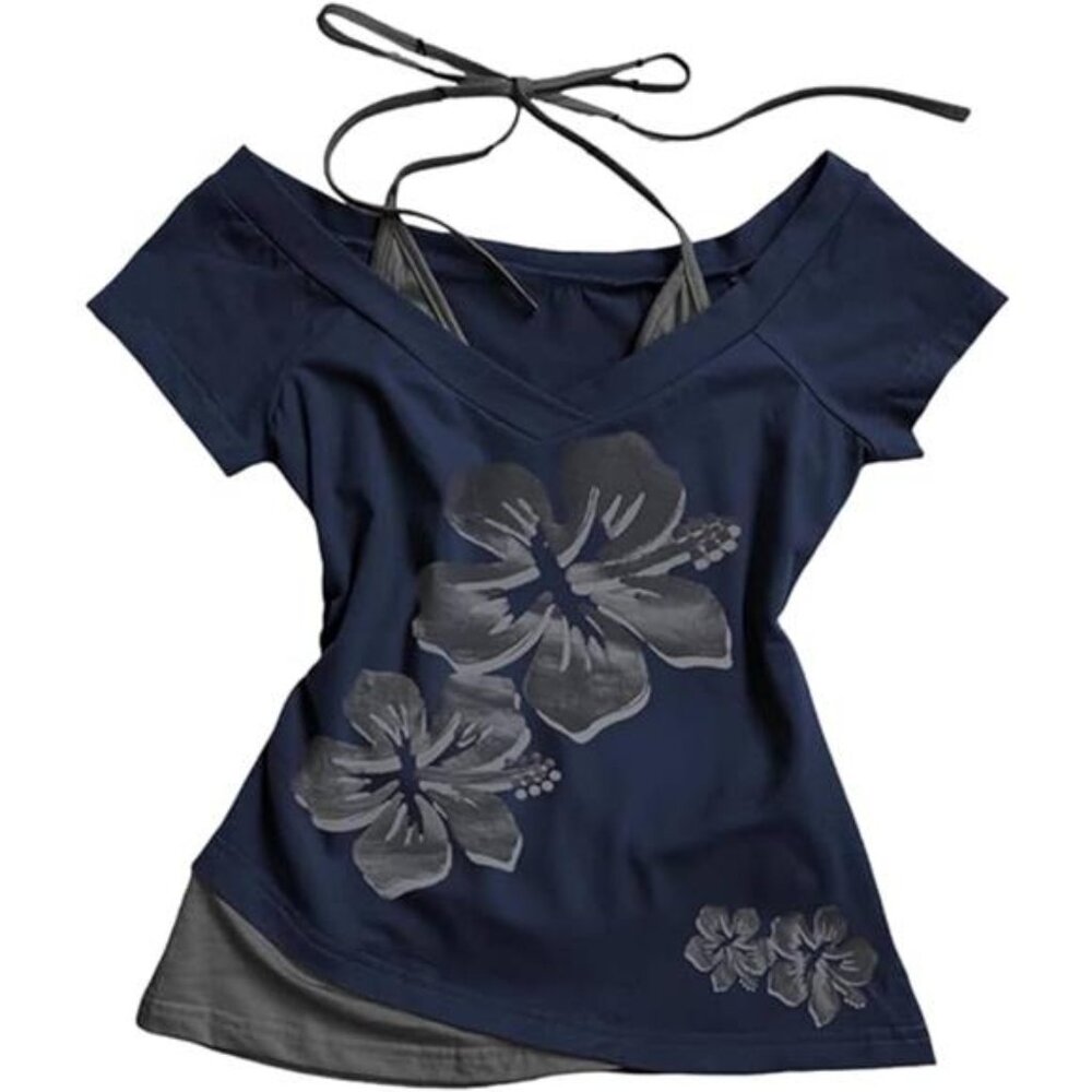 Baby Tee Women Crop Top Summer